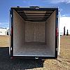 Charcoal 2027 Rainbow Trailers 7'x14' Prairie Road Cargo Sport Trailer Tandem Charcoal Barn - V Nose  - 2x3500 lb Axles at FM Trailer World