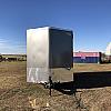Charcoal 2027 Rainbow Trailers 7'x14' Prairie Road Cargo Sport Trailer Tandem Charcoal Barn - V Nose  - 2x3500 lb Axles at FM Trailer World