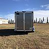 Charcoal 2027 Rainbow Trailers 7'x14' Prairie Road Cargo Sport Trailer Tandem Charcoal Barn - V Nose  - 2x3500 lb Axles at FM Trailer World