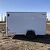 White 2027 Rainbow Trailers 5'x10' Prairie Road Cargo Trailer Single Axle White Ramp Door 1x3500 lb Axle at FM Trailer World