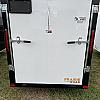White 2027 Rainbow Trailers 5'x10' Prairie Road Cargo Trailer Single Axle White Ramp Door 1x3500 lb Axle at FM Trailer World