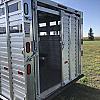 2027 Duralite 7.5x30' Trail Drive (90") Aluminum Stock Trailer Wide Side Door 3x7000 lb Axles at FM Trailer World