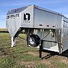 2027 Duralite 7.5x30' Trail Drive (90") Aluminum Stock Trailer Wide Side Door 3x7000 lb Axles at FM Trailer World