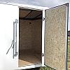 White 2027 Rainbow Trailers 8'.5x16' Prairie Road Cargo Trailer Ramp Door - V Nose  - 2x5200 lb Axles at FM Trailer World