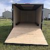 White 2027 Rainbow Trailers 8'.5x16' Prairie Road Cargo Trailer Ramp Door - V Nose  - 2x5200 lb Axles at FM Trailer World