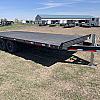Black 2027 Rainbow Trailers 20' Deck Above - 14,000 GVWR 2x7,000 lb Axles at FM Trailer World
