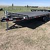 Black 2027 Rainbow Trailers 20' Deck Above - 14,000 GVWR 2x7,000 lb Axles at FM Trailer World