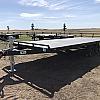 Black 2027 Rainbow Trailers 20' Deck Above 2x5,200 lb Axles at FM Trailer World