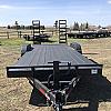 Black 2027 Rainbow Trailers 20' HD Equipment Trailer Flip Up Ramps 2x7,000 lb Axles at FM Trailer World