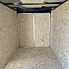 White 2026 Rainbow Trailers 6'x12' Prairie Road Cargo Trailer Single Axle White Barn Door 1x3500 lb Axle at FM Trailer World