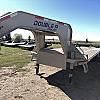 Sand Dune 2027 Double A 30' Pro Gooseneck Flatdeck Trailer 2x10,000 lb Axles at FM Trailer World
