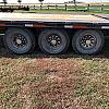 Black 2027 Double A 30' Pro Gooseneck Flatdeck Trailer 3x7,000 lb Axles at FM Trailer World