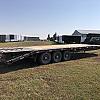 Black 2027 Double A 30' Pro Gooseneck Flatdeck Trailer 3x7,000 lb Axles at FM Trailer World