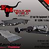 Black 2027 Rainbow Trailers 22' Excursion Tilt Deck Trailer 2x5200 lb Axles at FM Trailer World